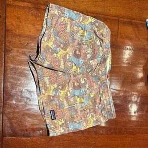 BRAND NEW!!! Patagonia Kids Animal Print Shorts - Multicolor